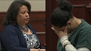 COURTROOM DRAMA: Mother says her daughter should be 'sterilized' during murder s