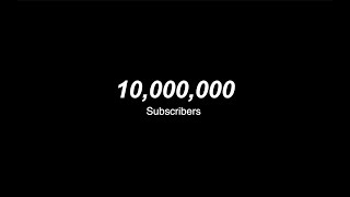 10 Juta Subscribers 🖤👏🏻✨