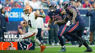 Cleveland Browns vs. Houston Texans | 2022 Week 13 Game Highlights
