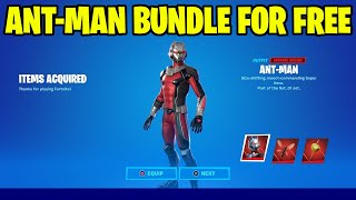 HOW TO GET ANT-MAN BUNDLE FOR FREE IN FORTNITE