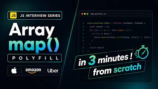 Implement map() from Scratch in JavaScript | Polyfill Explained
