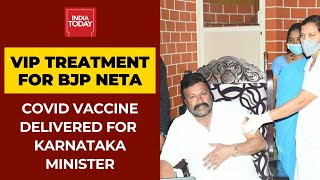 Covid Vaccine Home Delivered For Karnataka Minister BC Patil; Why Special Treatment For BJP Leader?