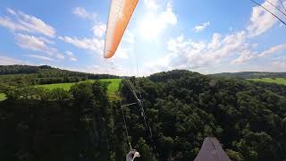 Čerťák - Ústí n. Labem, 21.8.2023, Start 14:41, Ozone Enzo 3, Paragliding Soaring, Czech Rep., Česko