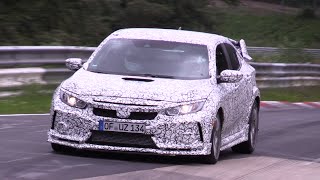 2018 Honda Civic Type R Testing on the Nurburgring