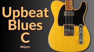 Upbeat Blues Guitar Backing Track in C Major l Ultimate Groove Session