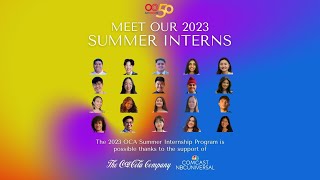 2023 OCA Summer Internship Program | Intern Introductions