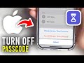 How To Turn Off Screen Time Password On iPhone - Full Guide