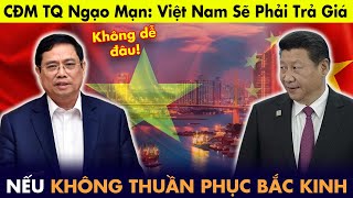 CĐM Trung Quốc Ngạo Mạn: “Việt Nam Sẽ Phải Trả Giá Nếu Không Thuần Phục Bắc Kinh”.