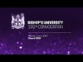 Bishop's University 192nd Convocation Ceremony: Class of 2020