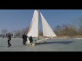 winter ice sailing