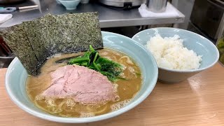 こってりな家系ラーメン『武蔵家の巻』無料ライスとすする【飯テロ】Iekei Ramen