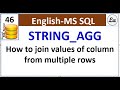 String_Agg | SQL Server Tutorial | MS SQL Server Function