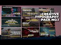 Creative Typography Pack Premiere Pro Templates