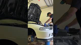 JDM Integra DC2 Type R Spoon Sports Radiator Install | Part 1 #spoonsports #honda #jdm #dc2 #typer