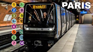 🇫🇷 Paris Metro - All the Lines (2025) [4K]