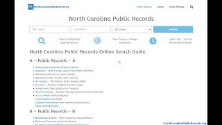 Free Background Check In North Carolina (Search Criminal and Arrest Records Online).