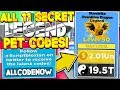 ALL 11 SECRET LEGEND PET CHI CODES IN NINJA LEGENDS!! *MUST USE* Roblox