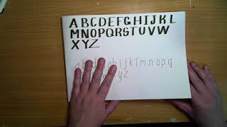 Simple Lettering Demonstration | November's Art Sampler Box
