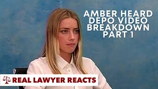 Lawyer Reacts: Amber Heard 2016 Depo Breakdown - Part 1