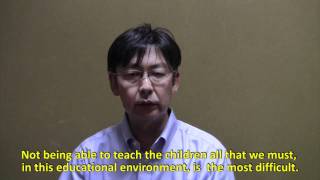 Ryo Asano Interview About Life in Kesennuma Elementary School After the Tsunami and Earthquake