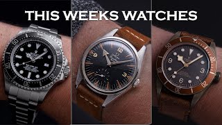 This Weeks Watches - Rolex SeaDweller Deepsea, 1958 Omega Ranchero, Tudor Bronze & More [Episode 54]