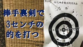 棒手裏剣で鬼を打つ  [English sub] How many bo shuriken does it take to hit 3cm?