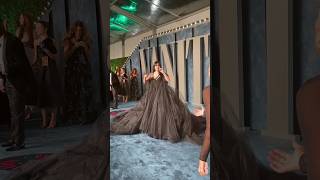 Billie Eilish Trips at the Vanity Fair Oscars party 2023 red carpet! #shorts