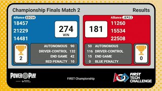 Championship Finals Match 2 - FTC World Championship 2023 in Houston | FTC Power Play