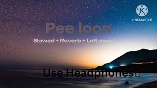 Pee Loon | Lofi Music | Once upon a time in mumbai #lofi #sleepmusic #slowedandreverb