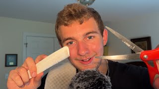 ASMR chill barber gives you a relaxing haircut 💈