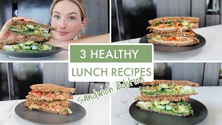 3 Healthy Easy Lunch Recipes - Sandwich Edition | Sanne Vloet