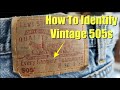 How To Identify Vintage Levi's 505s