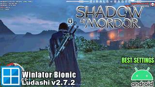 Middle Earth Shadow Of Mordor on Android | Winlator Ludashi v2.7.3 | Tested on Snapdragon 8 Gen 1