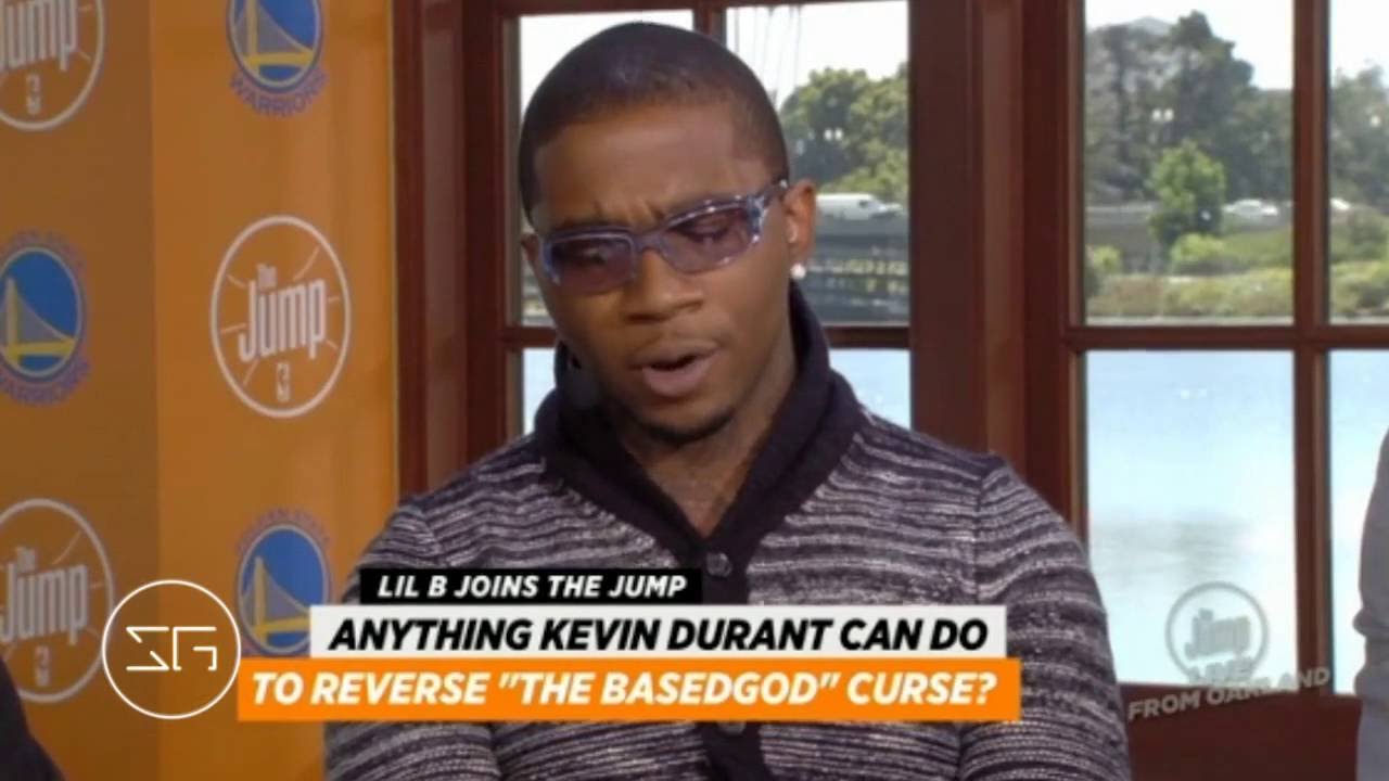 Lil B Explains Curse Placed On Durant And Harden | ESPN The Jump (2016 ...