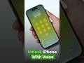 Unlock iPhone with Voice Command!