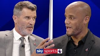 Roy Keane & Vincent Kompany disagree on whether the Premier League title race is