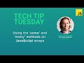 Using the some and every methods on JavaScript arrays | #TechTip