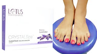 Lotus Pedicure at Home | Step by Step Pedicure | Lotus Crystal Spa Pedicure Review | Self Groomer