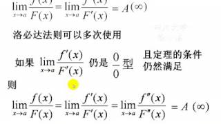 徐小湛《高等数学》第30讲 洛必达法则 1