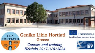 GEL HORTIATI COURSES \u0026 TRAINING 29JUL-2AUG 2024 HELSINKI FINLAND