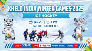 LIVE - ICE Hockey - Khelo India Winter Games 2025 Ladakh