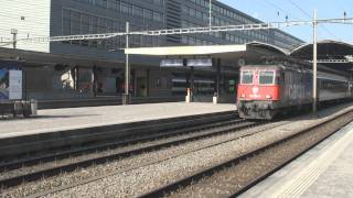 Bahnverkehr in Rotkreuz am 19.02.2011 \