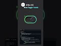 Neon Toggle Switch using HTML CSS #webdevelopment #css