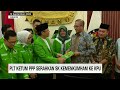 plt ketum ppp serahkan sk kemenkumham ke kpu