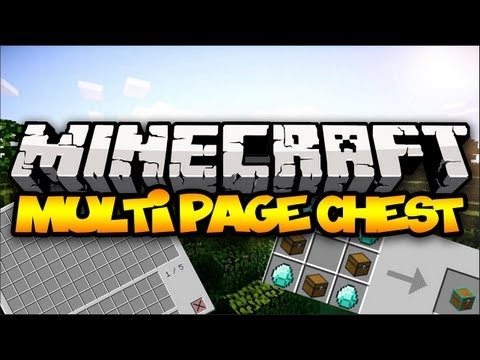 Minecraft: MULTI PAGE CHEST! | Mod Showcase Minecraft: MULTI PAGE CHEST! | Mod Showcase