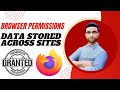How to Manage Permissions and data stored across Sites on Mozilla Firefox Browser | Secure Your Data