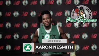 Aaron Nesmith: "It's awesome being able to get all this time to prepare" | FULL Interview 8-6
