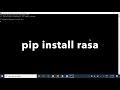 rasa installation on windows setup rasa on windows with demo rasa 2