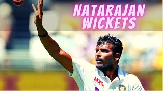 Natarajan all 3 Debut Wickets | INDvAUS 4th Test Day 2 Highlights | T Natarajan Bowling
