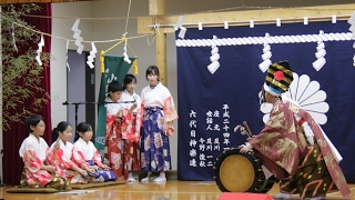 小田代こども神楽「三番叟」